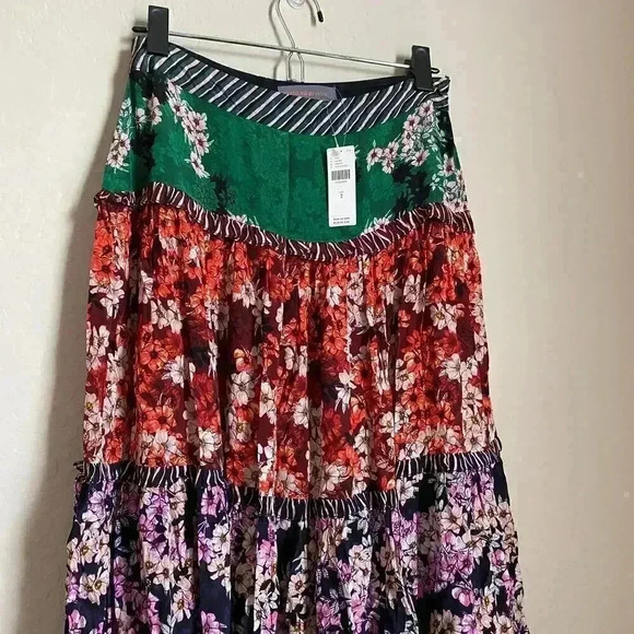 Anthro Bhanuni by Jyoti Anarosa Tiered Maxi Skirt - Picture 7 of 14